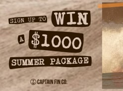 Win a $1,000 Captain Fin product