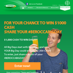 Win a $1,000 cash daily!