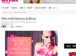 Win a $1,000 'Honey & Beau' shopping spree!