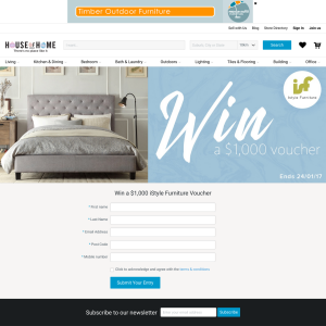 Win a $1,000 'iStyle Furniture' voucher!