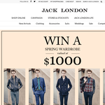 Win a $1,000 Jack London gift card!
