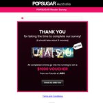 Win a $1,000 'JASU' voucher!