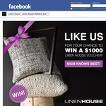 Win a $1,000 'Linen House' voucher! - Linen House