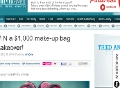 Win a $1,000 make-up bag makeover!