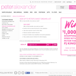 Win a $1,000 'Peter Alexander' gift card!