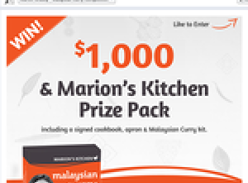 Win a $1,000 prepaid VISA gift card & a Marion's Kitchen prize pack!