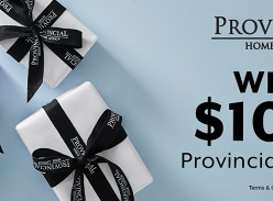 Win a $1,000 Provincial Home Living Gift Card