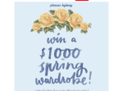 Win a $1,000 Spring wardrobe!
