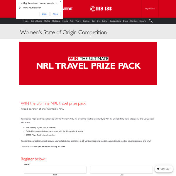 Win a $1,000 Travel Voucher & More