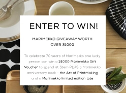 Win a $1,000 Voucher & Marimekko Prize Pack
