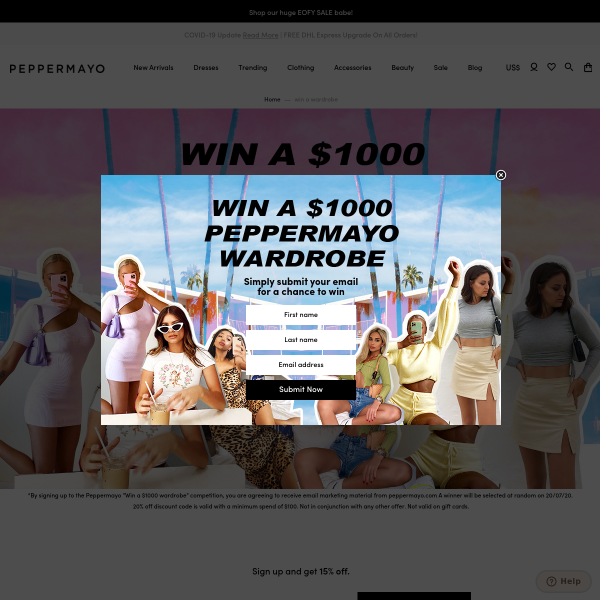 Win a $1,000 wardrobe!