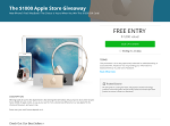 Win a $1,000 worth of credit for the Apple store!