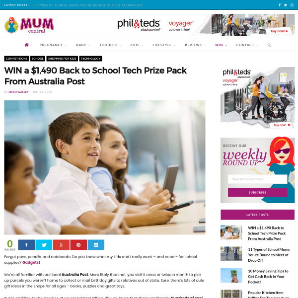 Win a $1,490 Back to School Tech Prize Pack!