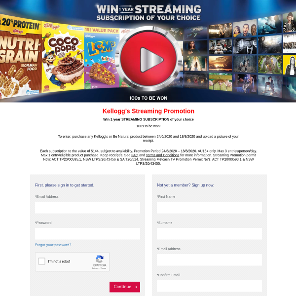 Win a 1 Year Streaming Subscription of Your Choice