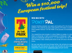 Win a $10,000 European festival trip!