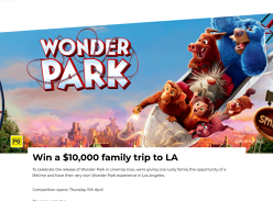 Win a $10,000 family trip to LA!