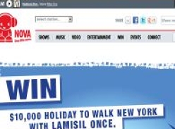 Win a $10,000 Holiday to walk New York