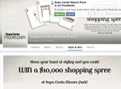 Win a $10,000 shopping spree at Supa Centa Moore Park!