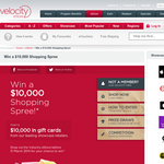 Win a $10,000 shopping spree + weekly prize draws of $1,000!