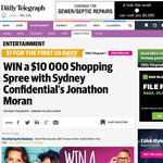 Win a $10,000 shopping spree with Sydney Confidential's Jonathon Moran!