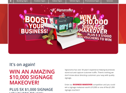 Win a $10,000 Sign Makeover & More