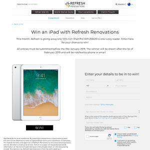 Win a 10.5-inch iPad Pro Wifi 256GB