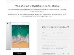Win a 10.5-inch iPad Pro Wifi 256GB