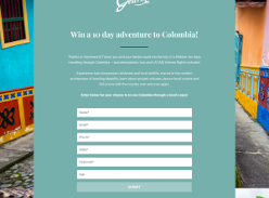 Win a 10 day adventure to Colombia