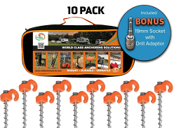 Win a 10 Pack of Ground Dog Screw in Pegs