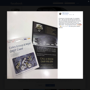 Win a $100 Coles MYER gift card! - K&N Charters