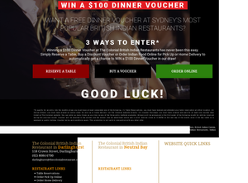 Win a $100 Dinner Voucher