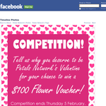 Win a $100 Flower Voucher - Petals Network