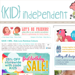 Win a $100 Gift Voucher - Kid Independent