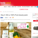 Win a '100% Pure' beauty pack!