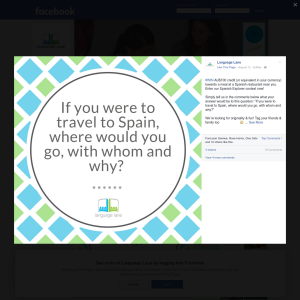 Win a $100 towards a meal at a Spanish restaurant in your area! - Language Lane