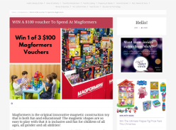 Win A $100 voucher To Spend At Magformers
