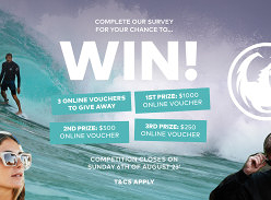Win a $1000, $500 or $250 Gift Voucher