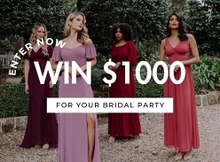 Win a $1000 Gift Card for Your Bridal Party