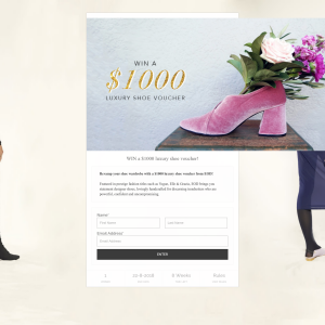 Win a $1000 luxury shoe voucher