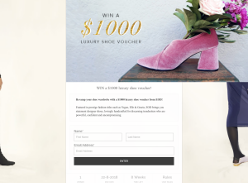 Win a $1000 luxury shoe voucher