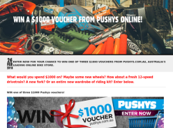 Win a $1000 Pushys voucher