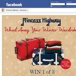 Win a $1000 voucher and suitcase 