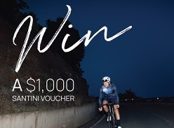 Win a $1000 Voucher to spend at Santini Australia