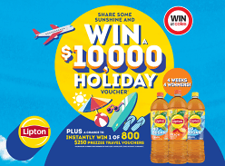 Win a $10k Holiday Voucher or 1 of 800 $250 Prezzee Travel Vouchers