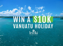 Win a $10K Vanuatu Holiday for 7 Nights