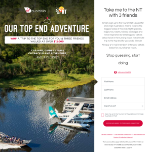 WIN a $12,000 Holiday to the NT with Virgin Australia