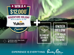 Win a $12,000 Yukon (Canada) Tourism Trip Voucher and $1,000