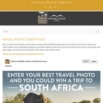 Win a 12 day trip-of-a-lifetime to South Africa!