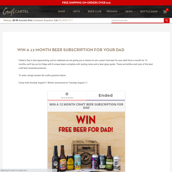 Win a 12-Month Craft Beer Subscription