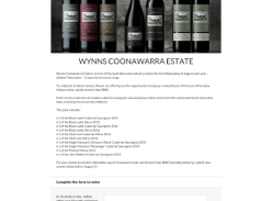 Win a 12-pack of Wynns Coonawarra Estate wine